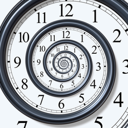 Spiral clock retaliatory timing
